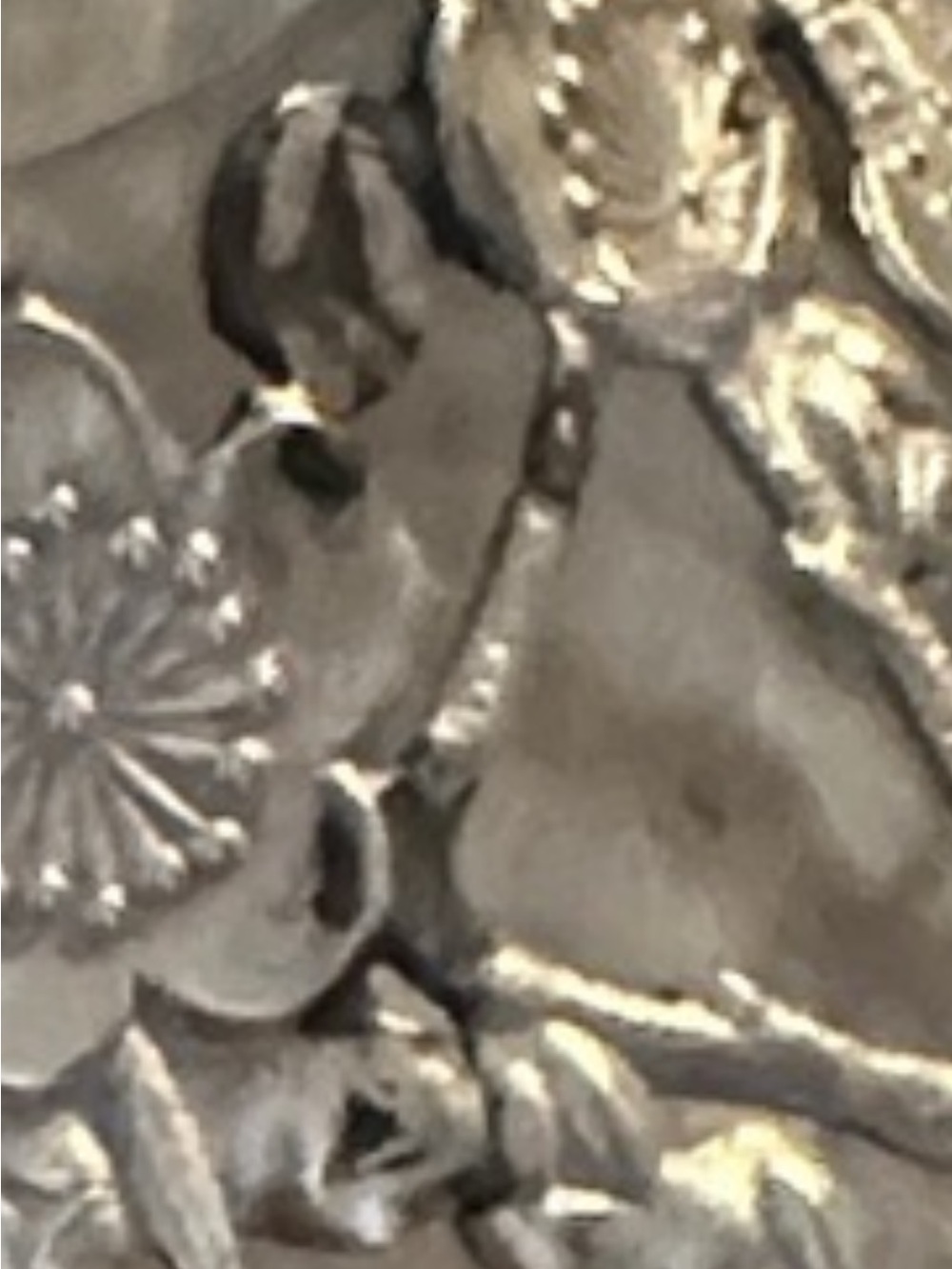 Silver Floral Embossed Decanter - Picture 12 of 15